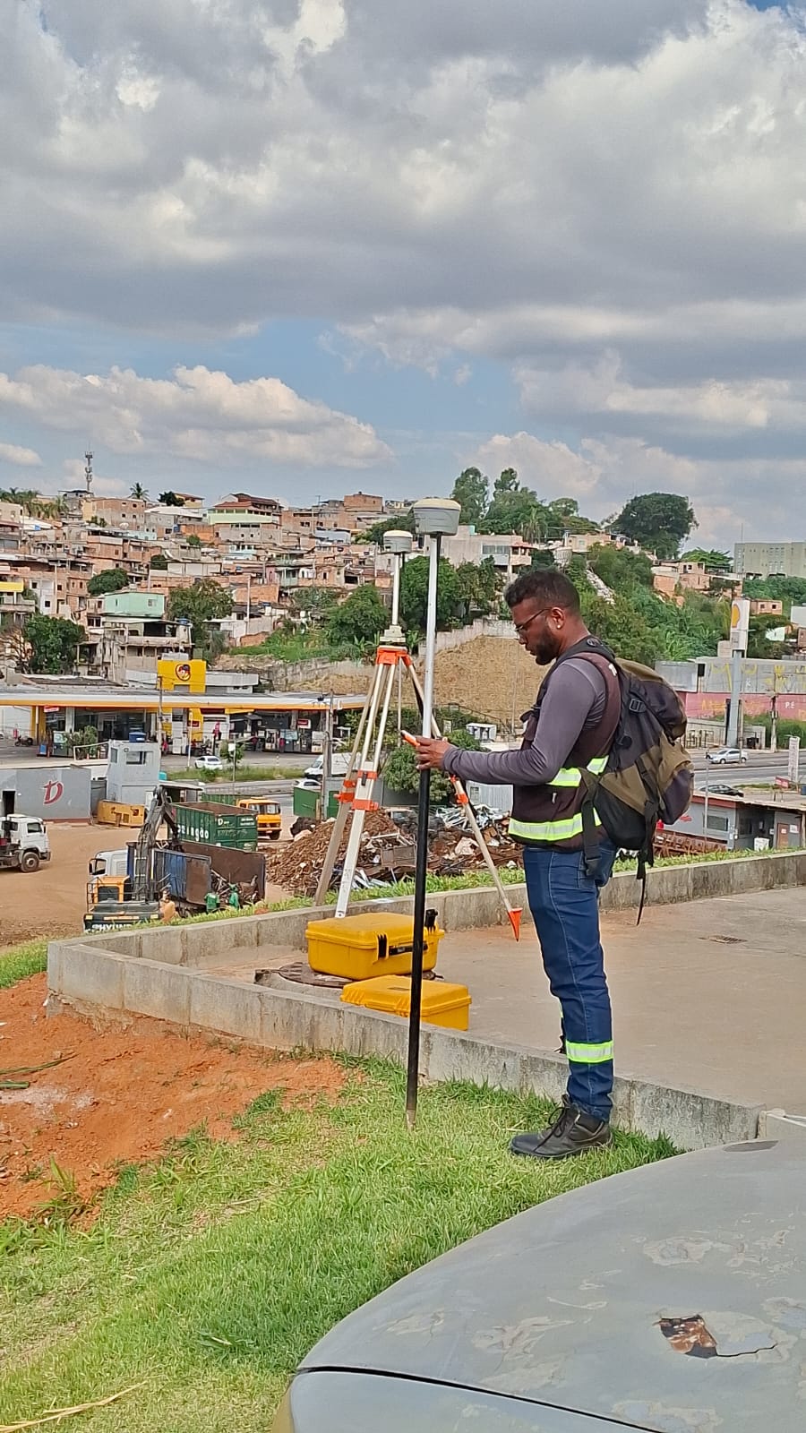 Levantamento topográfico GNSS